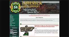 Desktop Screenshot of limerickfirerescue.org